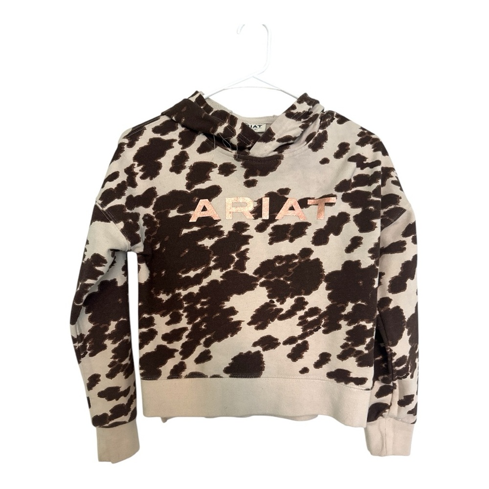 Ariat Brown and Cream Kids Hoodie